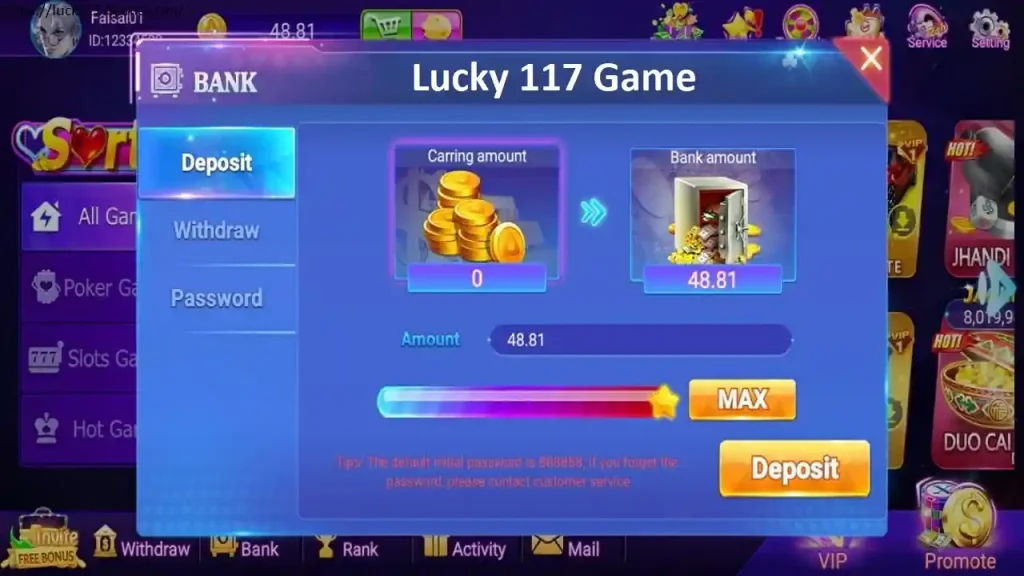 Lucky 117 Game