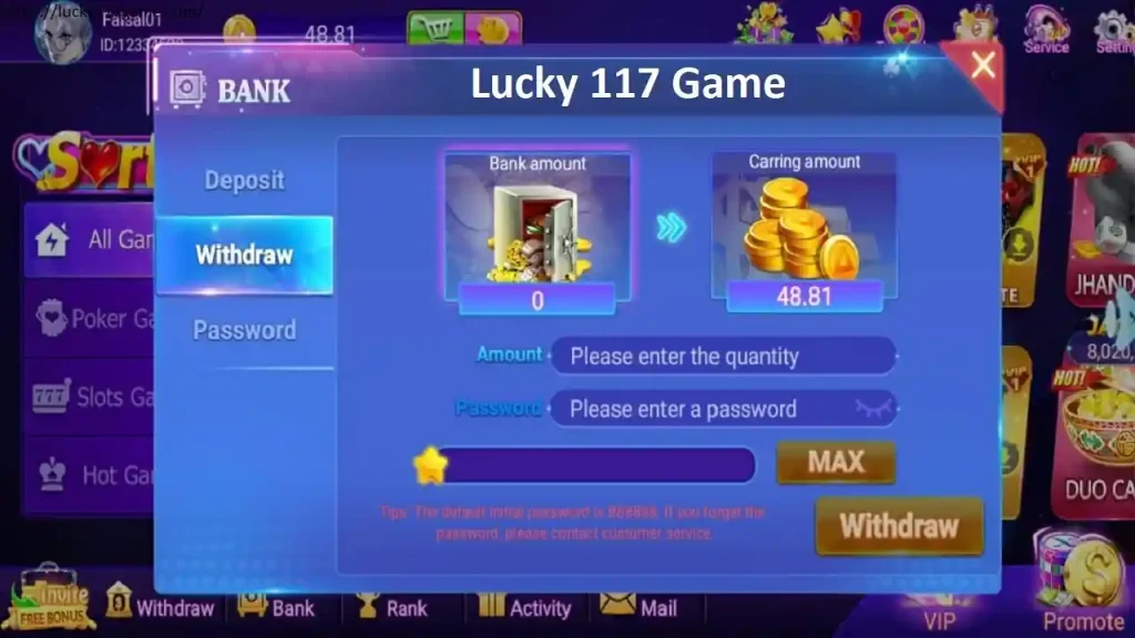 Lucky 117 Game