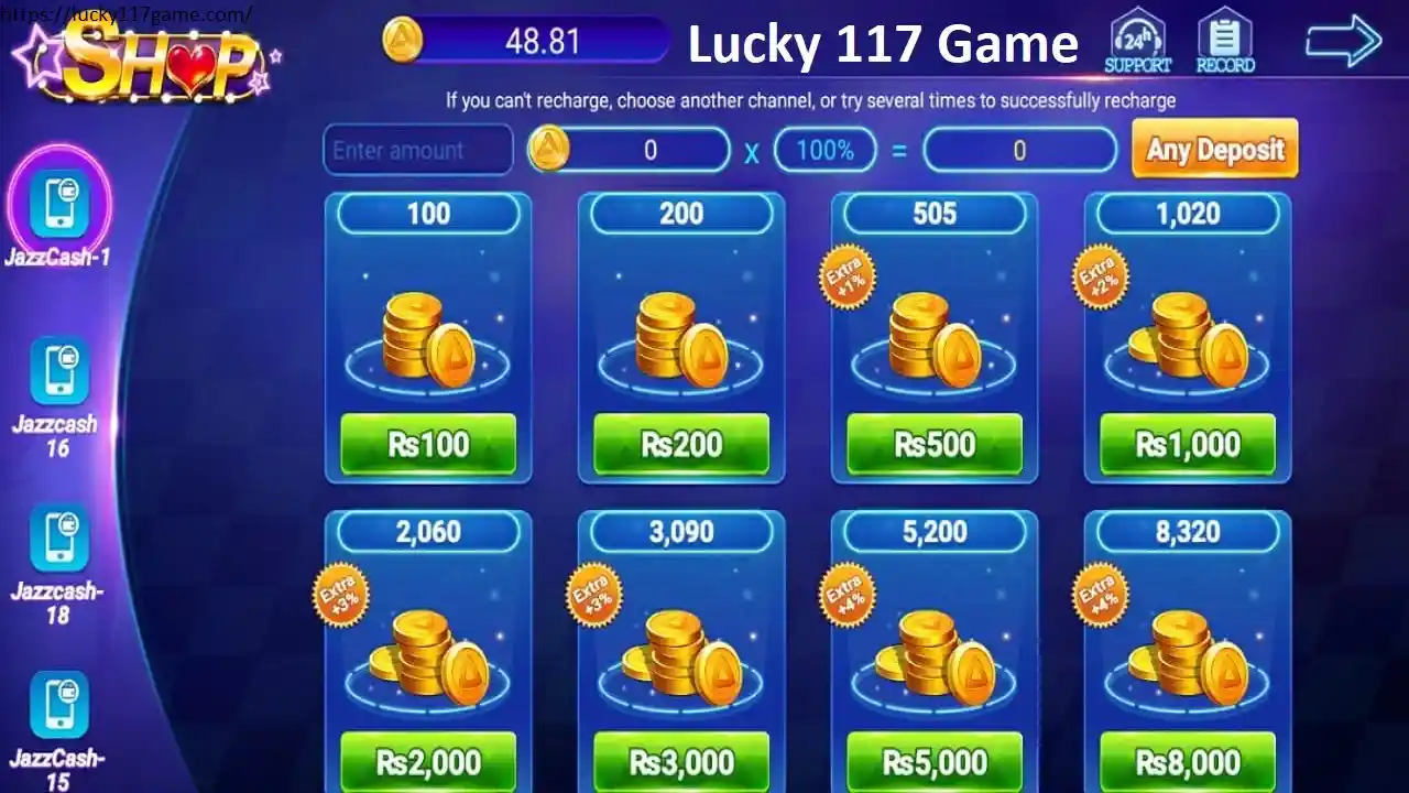Lucky 117 Game