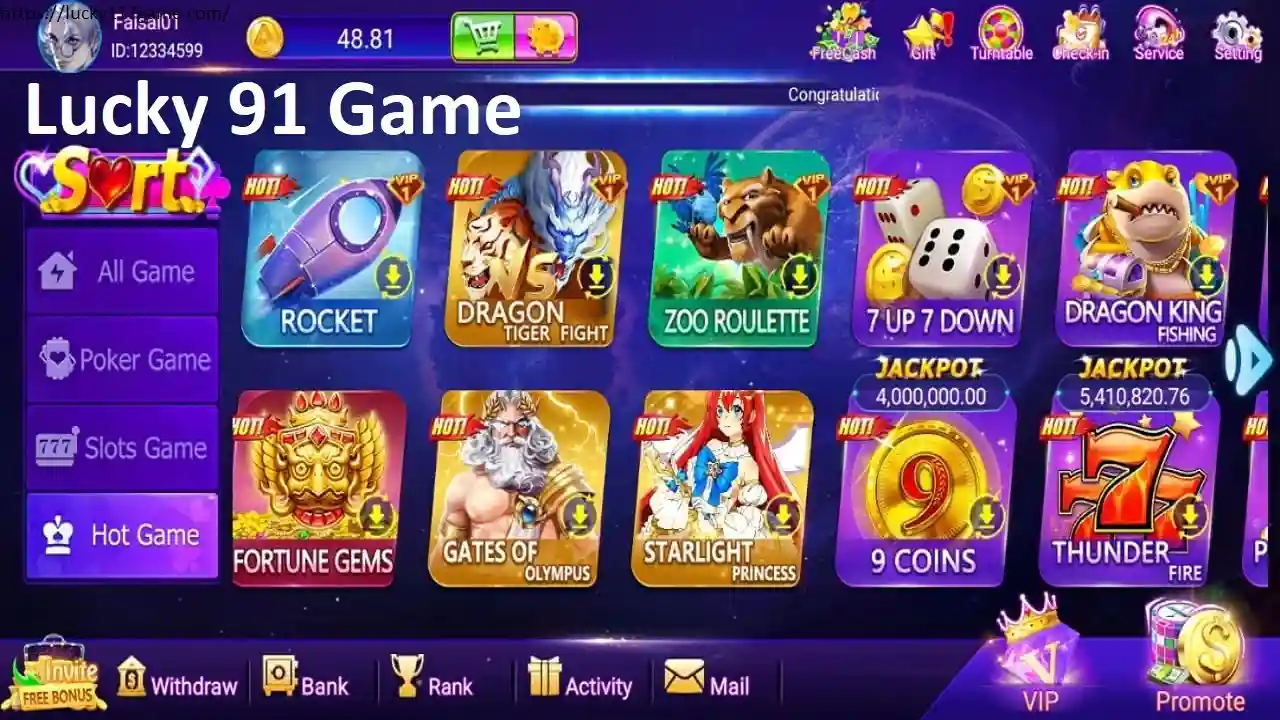 Lucky 91 Game APK 1