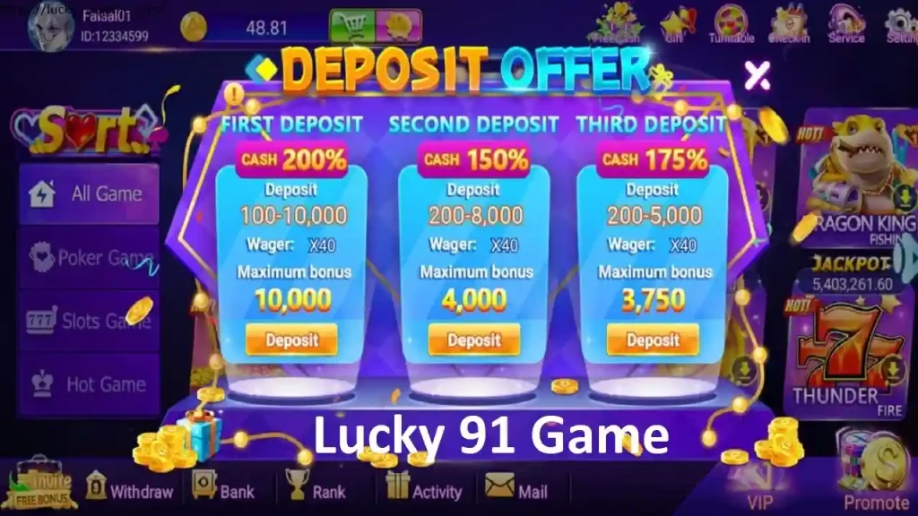 Lucky 91 Game APK