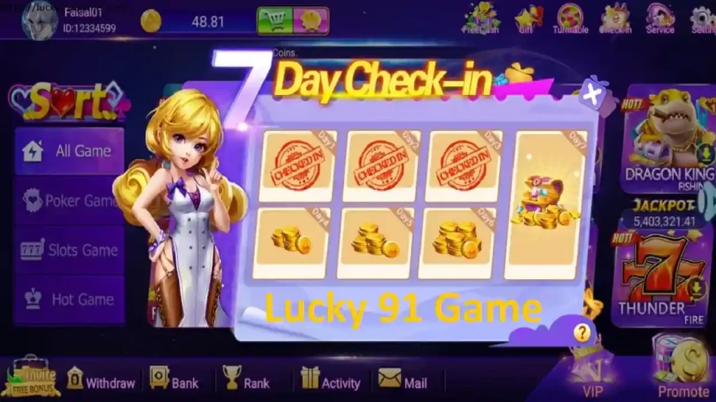 Lucky 91 Game APK