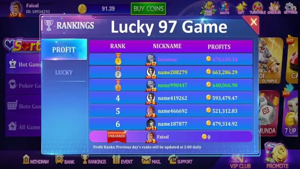 Lucky 97 Game APK